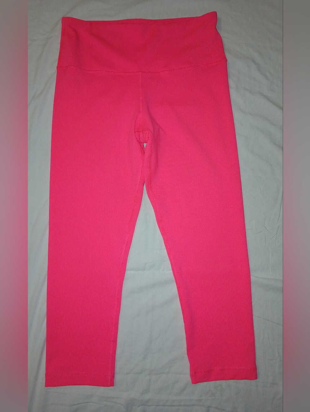 90 Degree By Reflex Neon Pink High-Waist Active Leggings